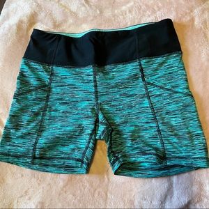 Teal Bike Shorts
